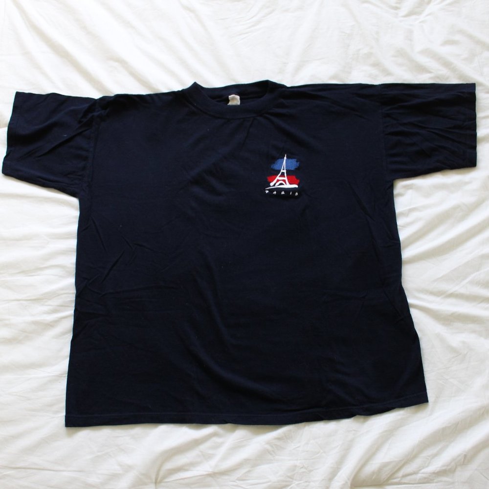 Vintage Paris Embroidered Tee